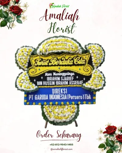 Papan Bunga Duka cangkuang kulon