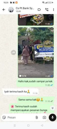Testimonial Papan Bunga cangkuang kulon